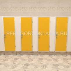 Фотография Сантехнические туалетные перегородки Бизнес (6 кабин)